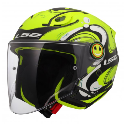 Kask dziecięcy otwarty LS2 Funny II Glup H-V Yellow